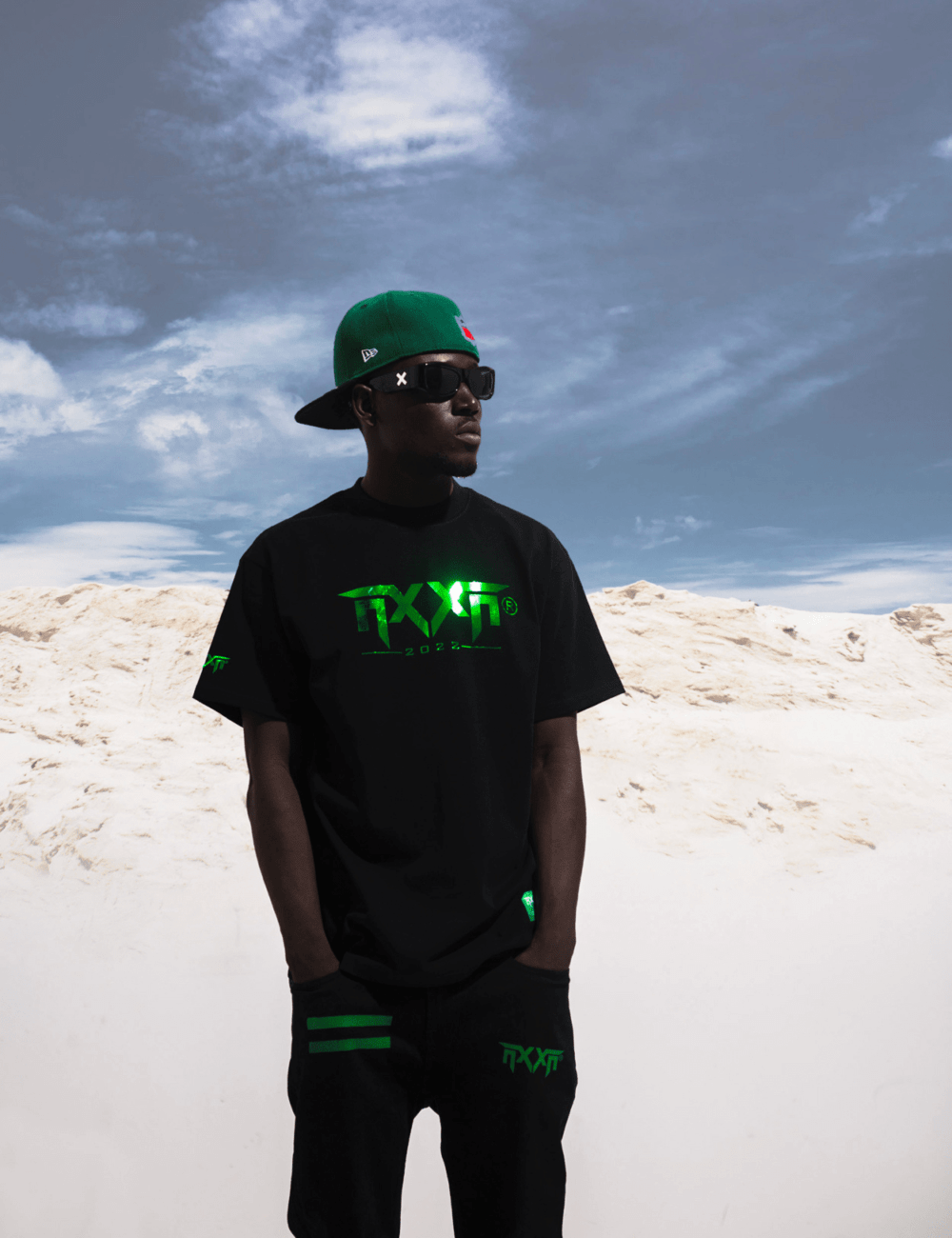 NXXN Reflective Deluxe Black T-shirt