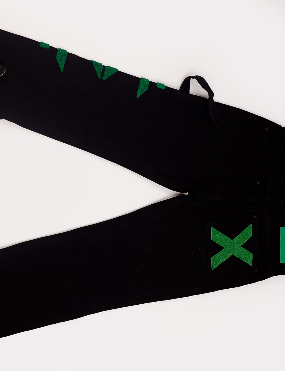 NXXN Sophomores' Arab Long Denim (Green) - Image 2