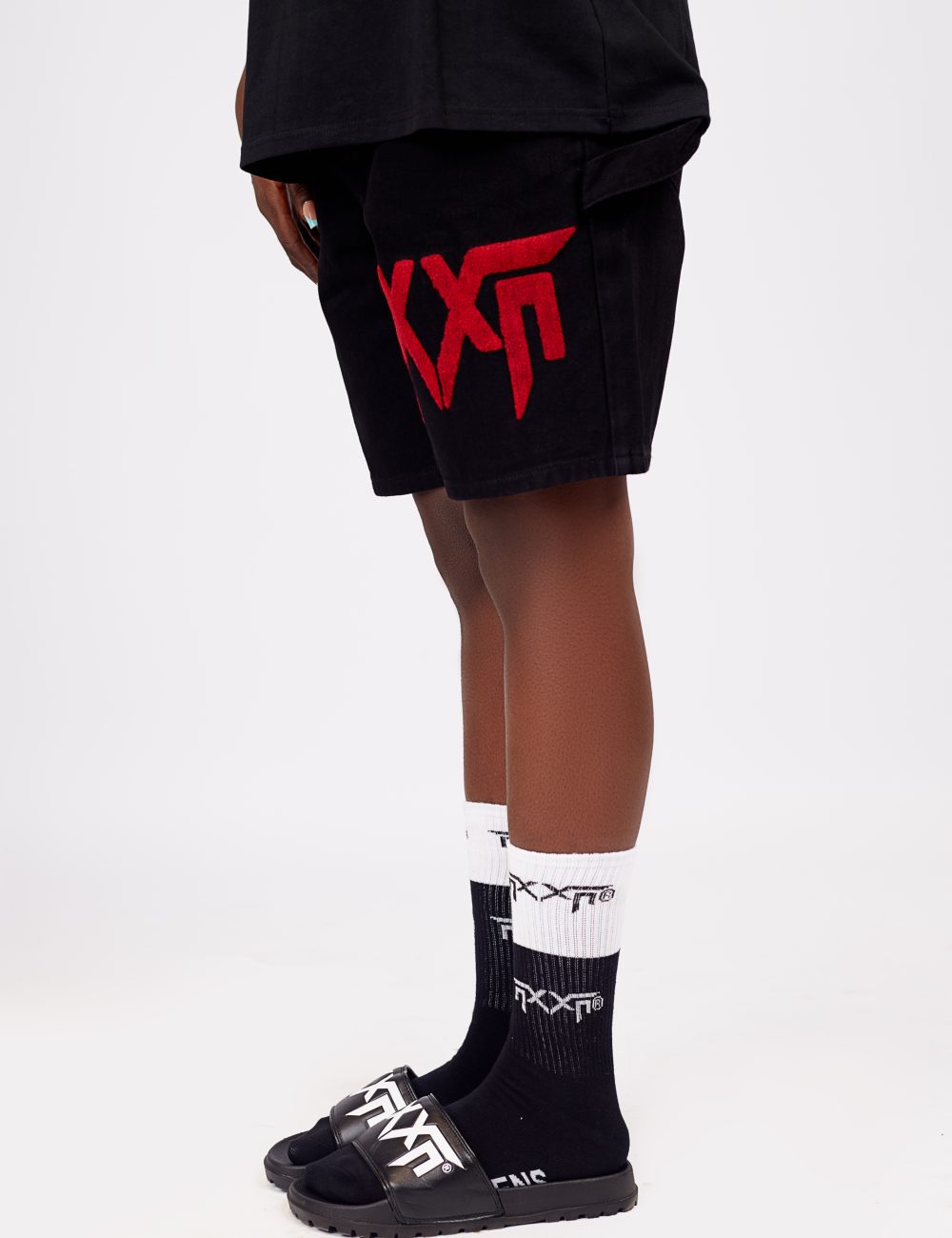 NXXN Sophomores' Arab Short Denim (Red) - Image 3