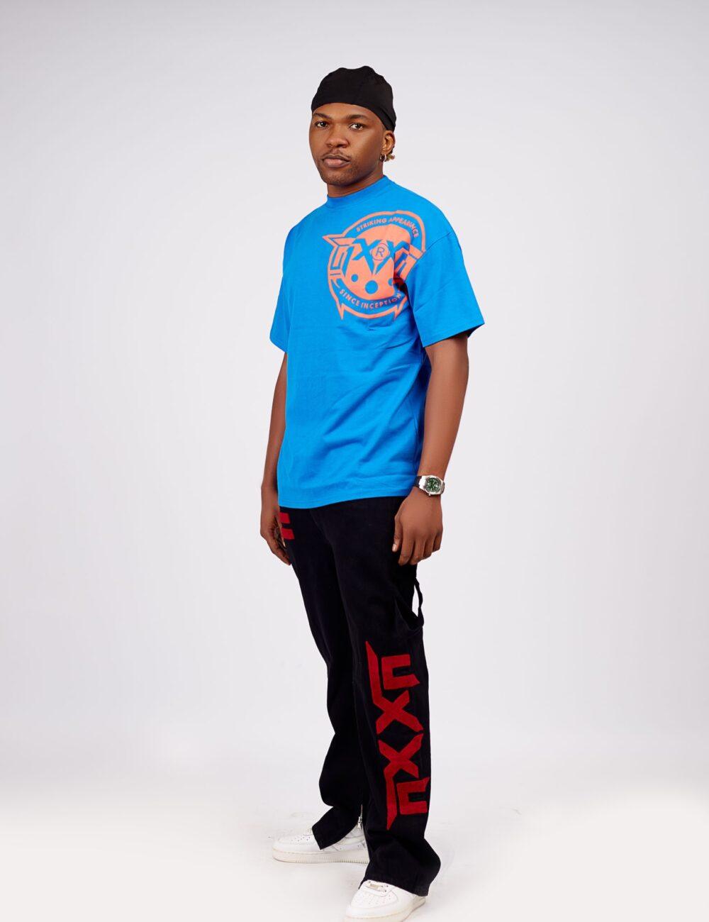 THE STRIKING APPEARANCE BLUE T-SHIRT - Image 4