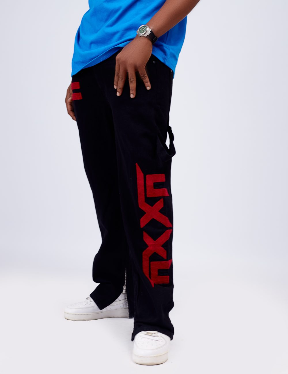 NXXN Sophomores' Arab Long Denim (Red) - Image 4