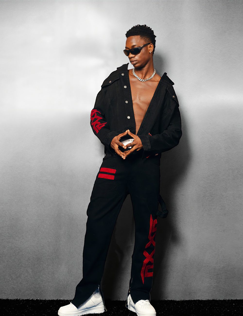 NXXN Sophomores' Denim Combo (Red) - Image 2