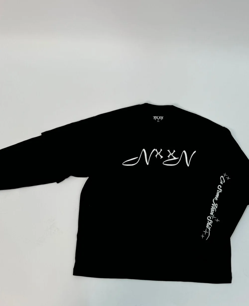 NXXN DOUBLE SLEEVES SHIRT BLACK